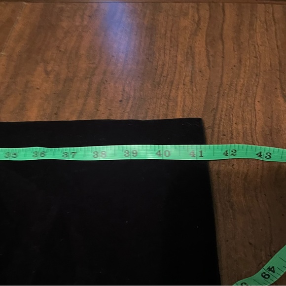 Chaps Sz 12 Black Velvet Casual Spring Fall Preppy Winter Straight Leg Pants - Picture 7 of 8